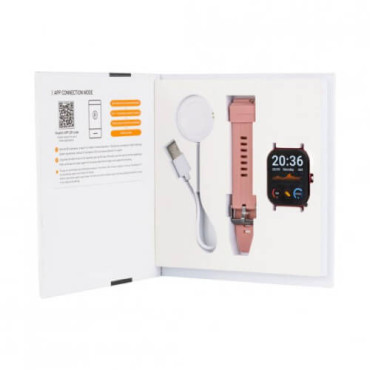 Смарт-годинник AMICO GO FUN Pulseoximeter and Tonometer pink