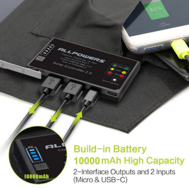 Зарядний пристрій Allpowers Solar panel AP-SP5V15W