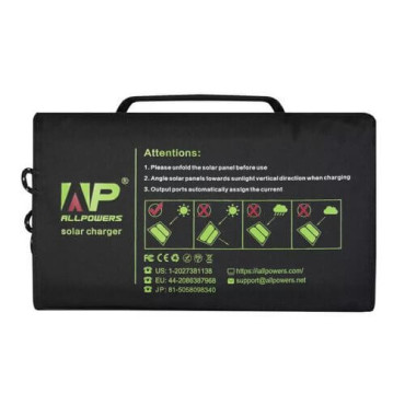 Зарядний пристрій Allpowers Solar panel AP-SP18V100W