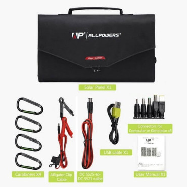 Зарядний пристрій Allpowers Solar panel AP-SP18V100W