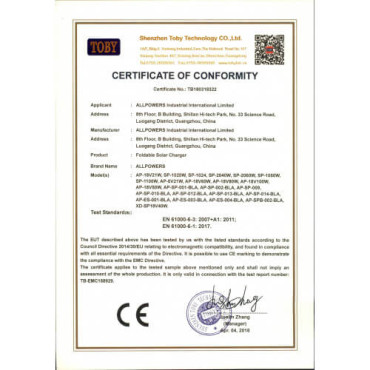 Зарядний пристрій Allpowers Solar panel AP-SP18V100W