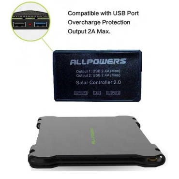 Сонячна панель ALLPOWERS AP-ES-5V21W (004-BLA)