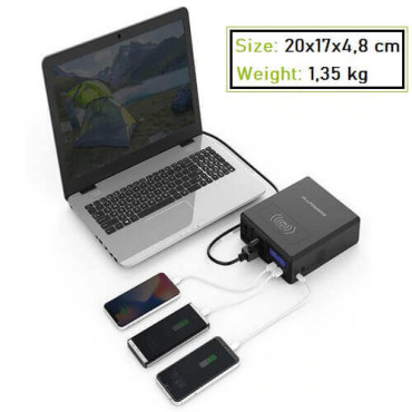 Зарядна станція Allpowers 41600 mAh с розеткой 220В