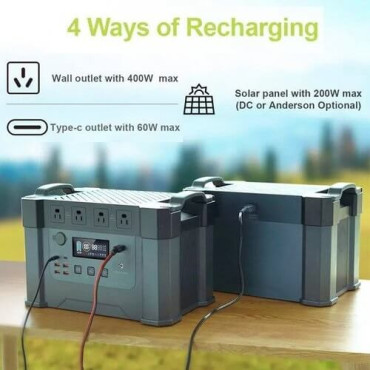 Акумулятор портативний ALLPOWERS S2000 - 405405mAh3.7V(1500Wh) 2000W