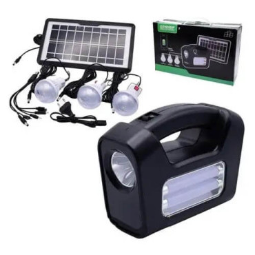 Портативна сонячна станція BL-80173, power bank, Li-Ion аккум., сонячна батарея, ЗУ 220V