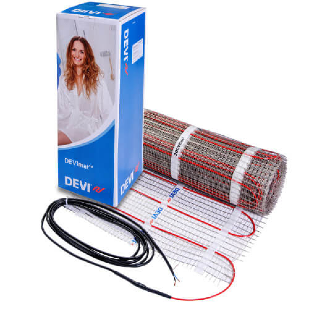 Нагрівальний мат DEVImat™ 200T, 200 / 215 Вт, 1,05 м²