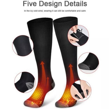 Шкарпетки з підігрівом-EHS-01, Battery capacity: 4000 mAh