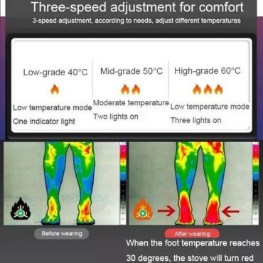 Шкарпетки з підігрівом-EHS-01, Battery capacity: 4000 mAh