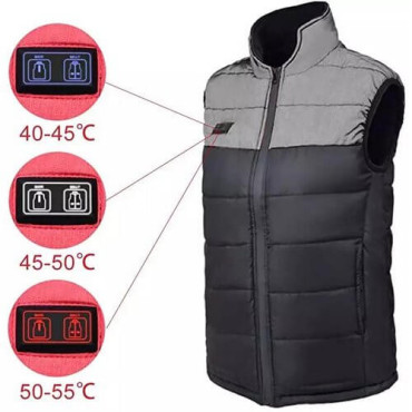Жилетка EHV-05-4D - 4 heated zones, input : 5V 2A, Dual control