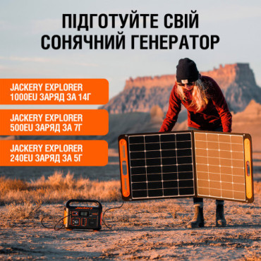 Сонячна панель Jackery SolarSaga 100W