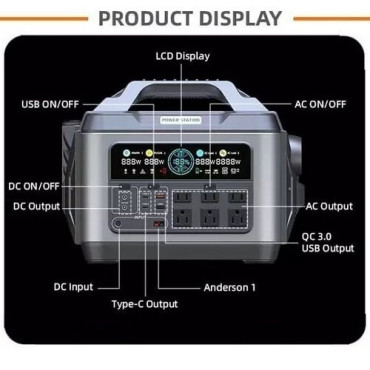 Акумулятор портативний LIPOWER M-1200 - 300000mAh/(1110WH)-1200W-3,7V