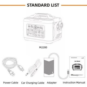 Акумулятор портативний LIPOWER M-1200 - 300000mAh/(1110WH)-1200W-3,7V