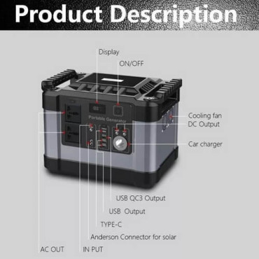 Акумулятор портативний LIPOWER G-1000 - 300000mAh/(1110WH)