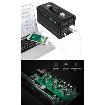 Акумулятор портативний LIPOWER G-500L-144000mAh (460Wh)