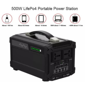 Акумулятор портативний LIPOWER G-500L-144000mAh (460Wh)