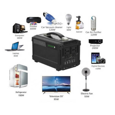 Акумулятор портативний LIPOWER G-500L-144000mAh (460Wh)