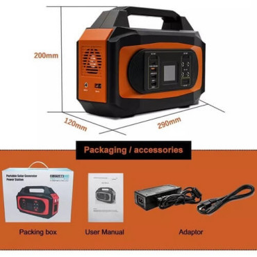 Акумулятор портативний LIPOWER G-518 (SOL-500) - 110000mAh/(407WH)-500W (1/3)