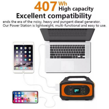 Акумулятор портативний LIPOWER G-518 (SOL-500) - 110000mAh/(407WH)-500W (1/3)