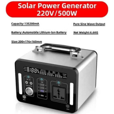 Аккумулятор портативный 500W/135200mAh Portable power station
