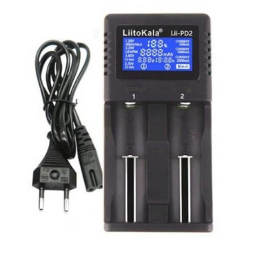 Зарядний пристрій LiitoKala Lii-PD2 (2 канали, дисплей)