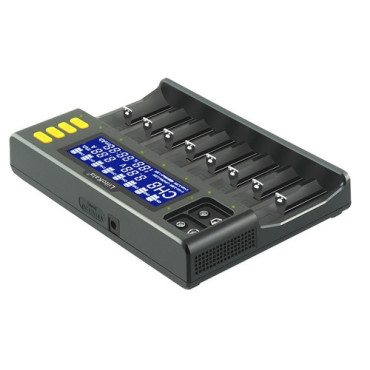 Зарядний пристрій LiitoKala Lii-S8 (8 каналів, дисплей)