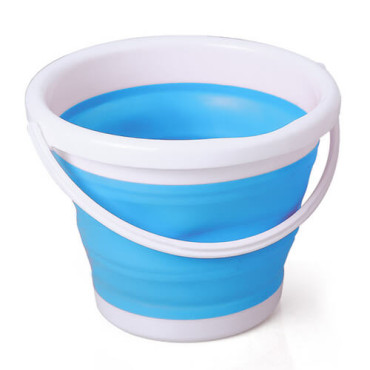 Відро силіконове складане (1730) кругле10L/590g мікс (4кол/уп)