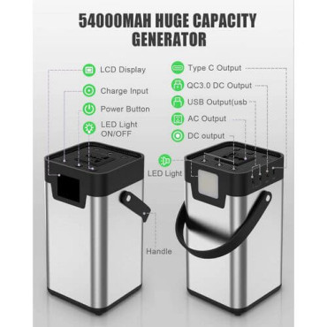 Акумулятор портативний X-DRAGON XD-SS-004 - 3.7V 54000mAh/200Wh